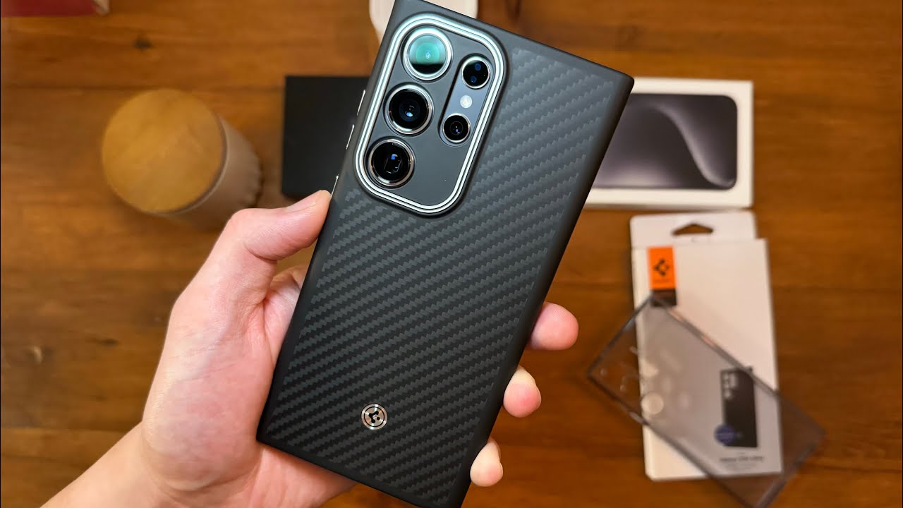 Spigen Enzo Aramid Fiber case Samsung Galaxy S24 Ultra Unboxing