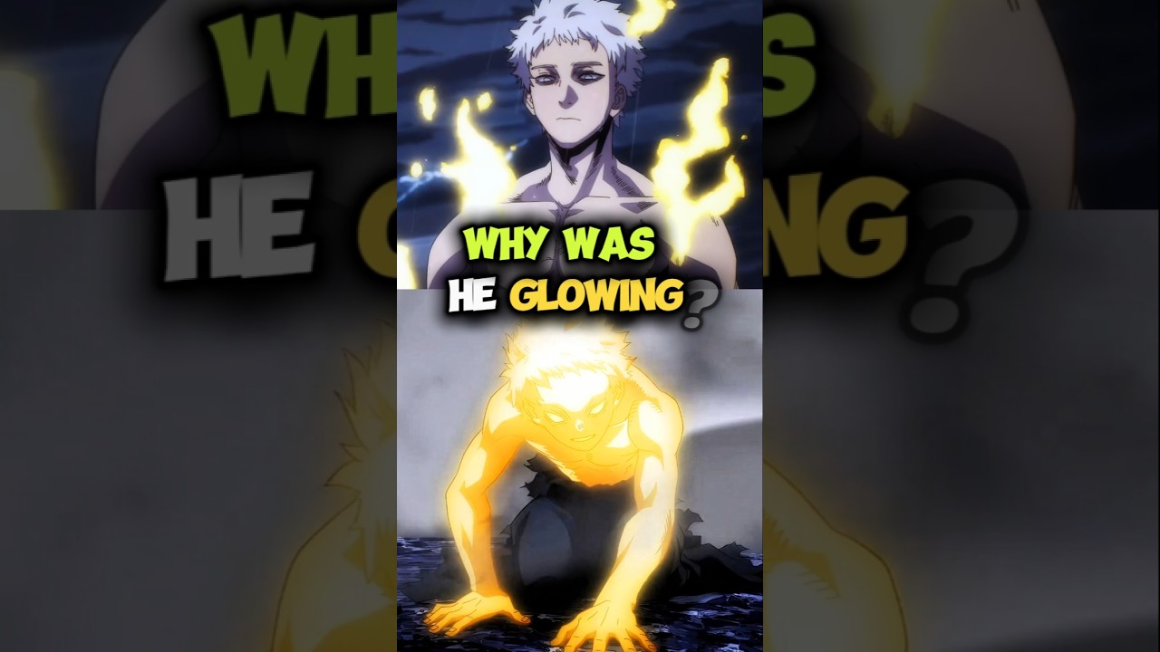 Why was All For One Glowing in Final Battle? 