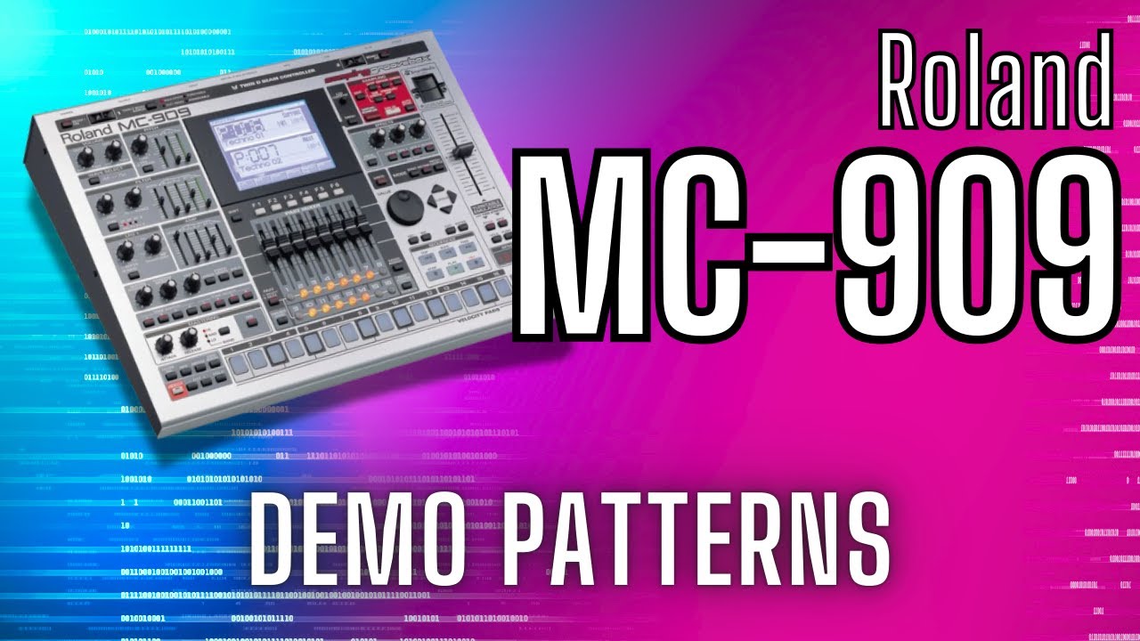Roland MC-909 Factory Demo Patterns | Techno, Trance, Hip-Hop, DnB & More!