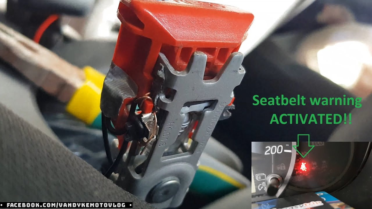 How to activate/install seatbelt alarm (low budget DIY) (Eng subbed)