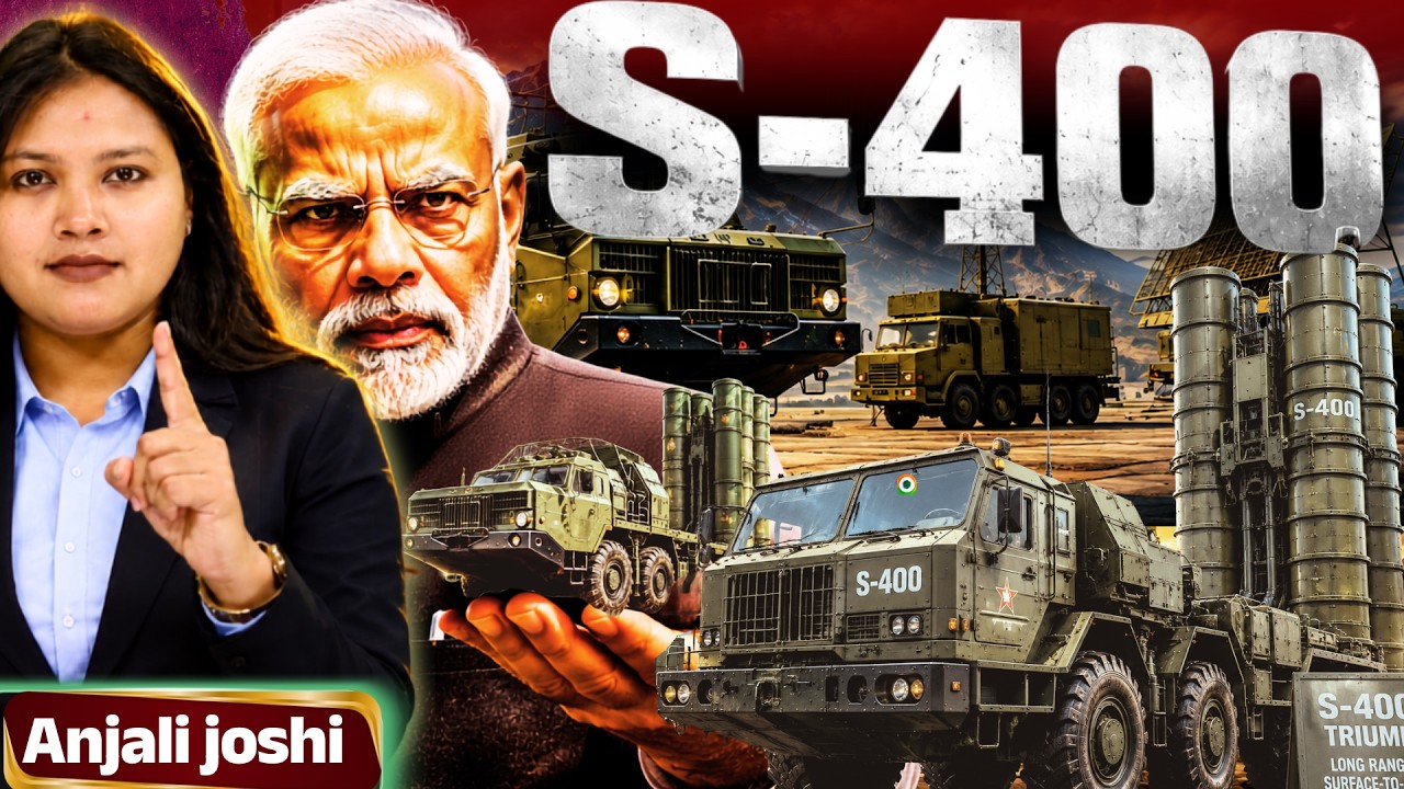 S-400 Missile Defence System Explained | How India's Air Defence Shield Works | Anjali joshi