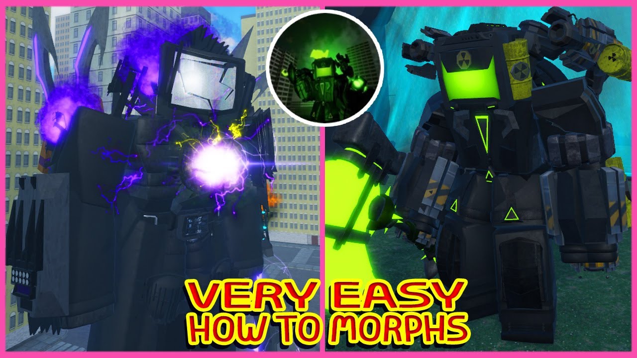 Roblox  NEW UPDATE - Gamepass Morph - Reinald Toilet Roleplay - NEW ACID TV MAN AND UTTVM