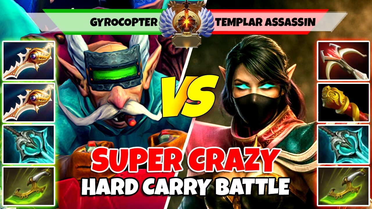 GYROCOPTER (Carry) vs TEMPLAR ASSASSIN (Carry) - Battle Of Immortal Rank Dota 2 Players - Z Dota 2