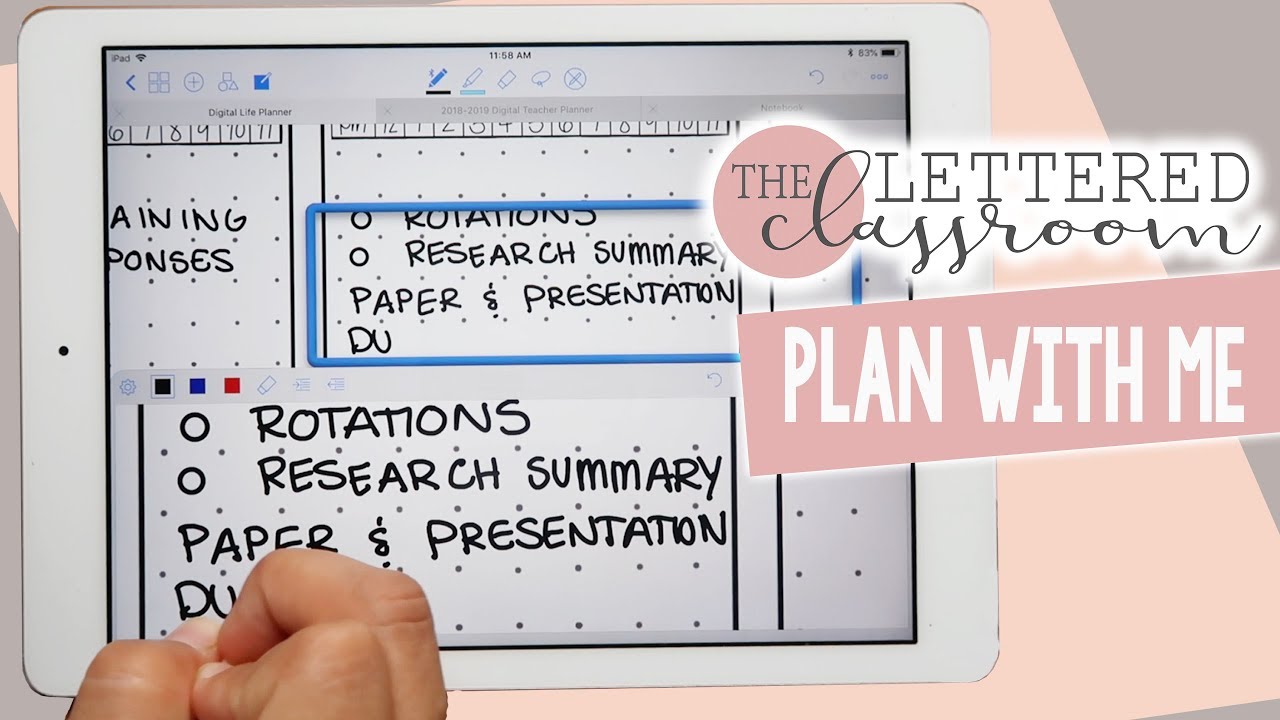 Plan With Me -  Planner 2018-2019