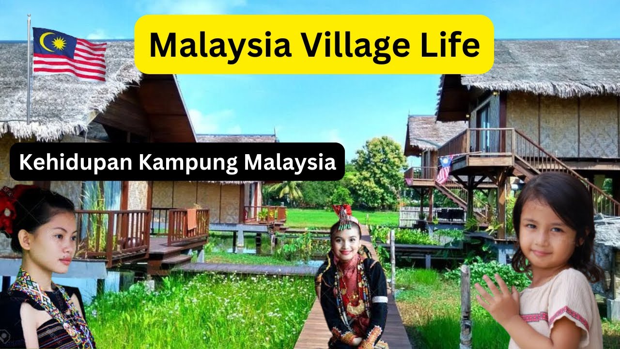 Malezja 🇲🇾 Życie na wsi | Tradycyjne Życie Natura Kultura Tradycje | Kehidupan Kampung Malezja
