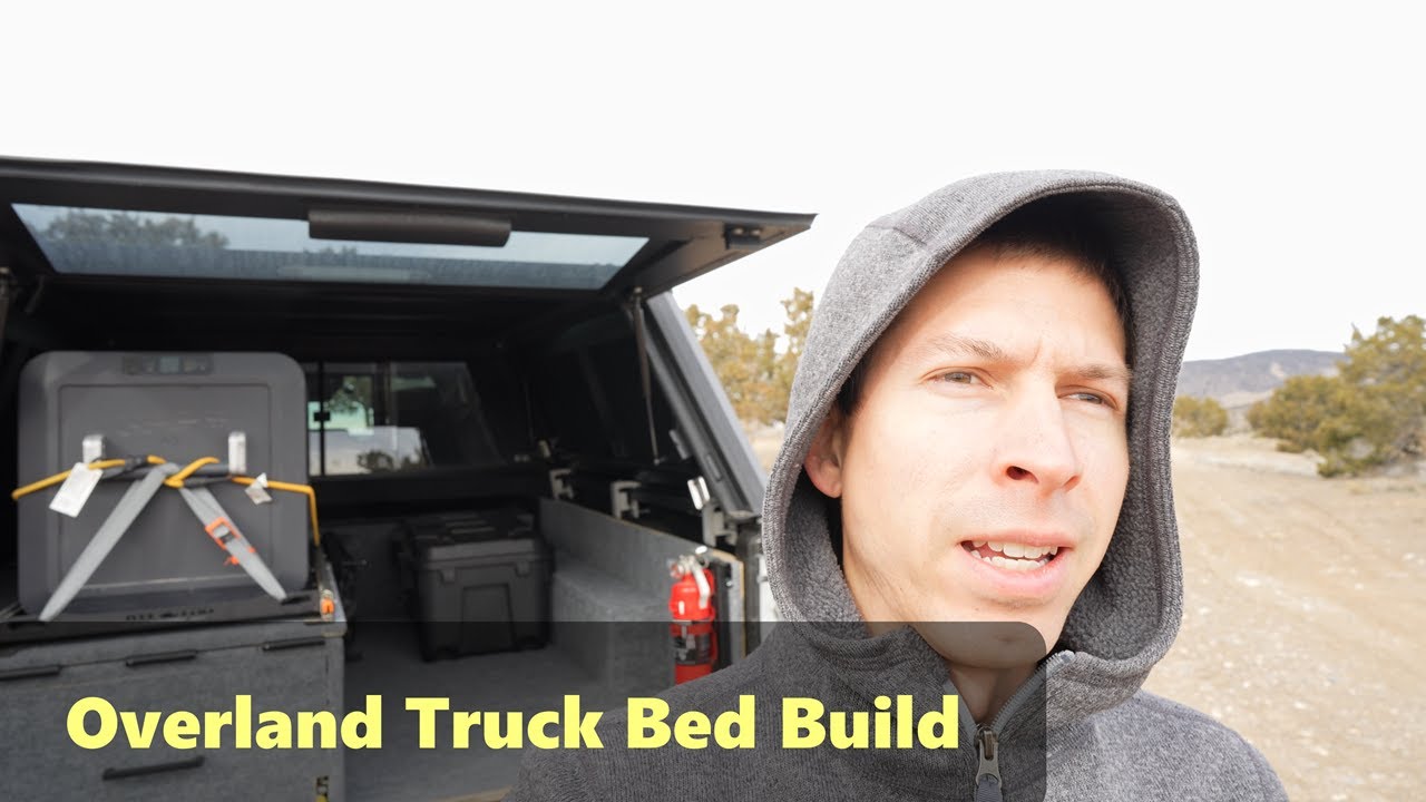 Minimal Overland Truck Bed Camping Setup - Full Size Rig
