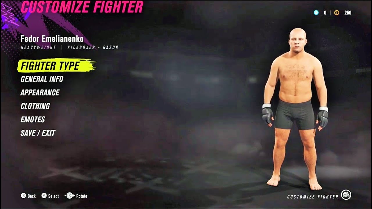 How To Make Fedor Emelianenko on UFC 4 | CAF Tutorial