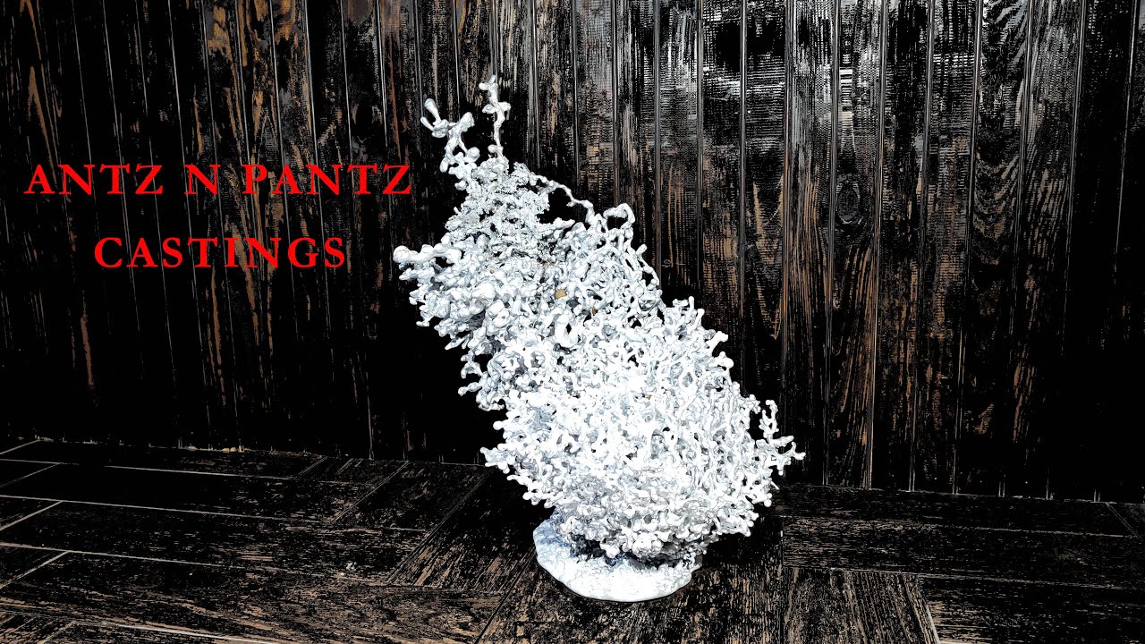 T Rex // Jurassic Fire Ant Mound Casting // ASMR Aluminum Art Sculpture