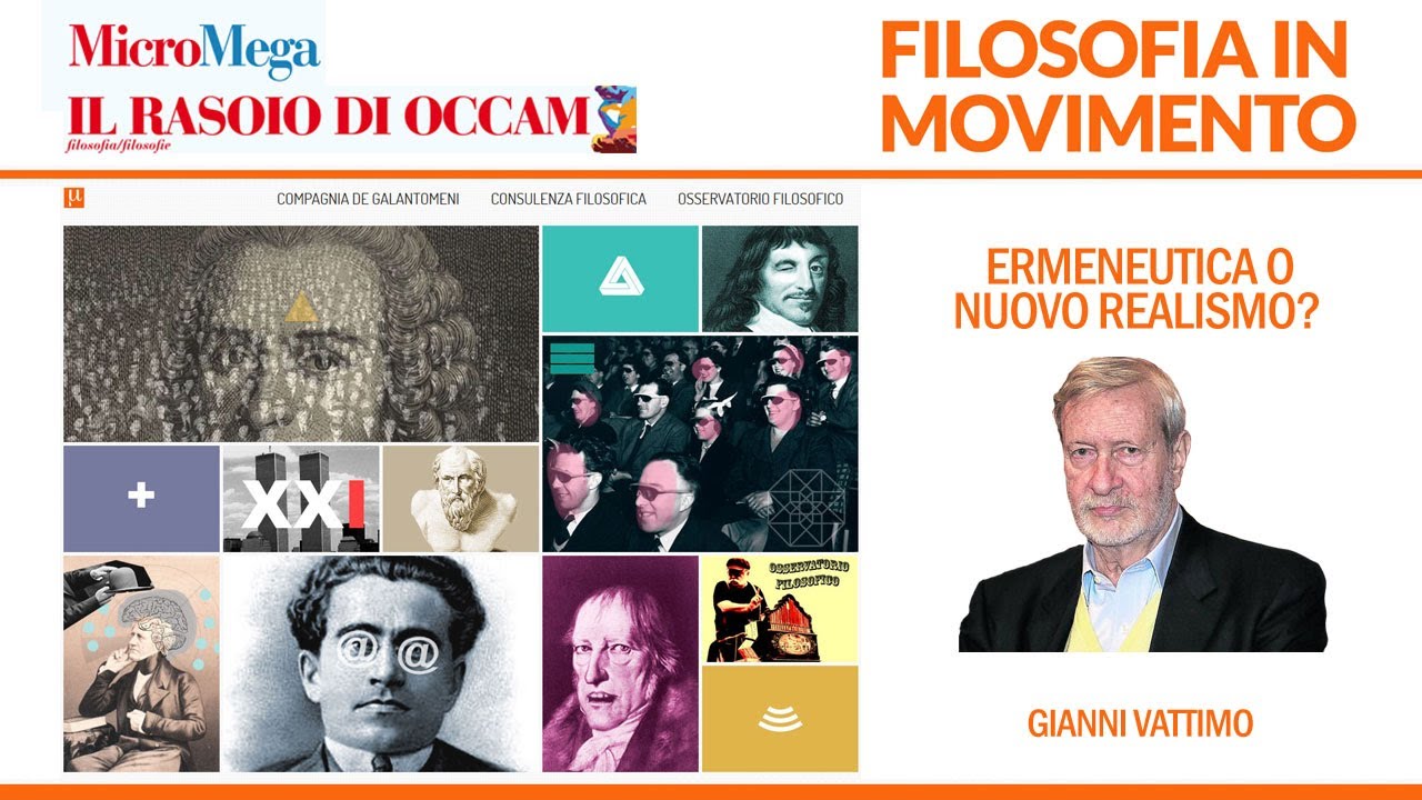 Gianni Vattimo - Ermeneutica o nuovo realismo?