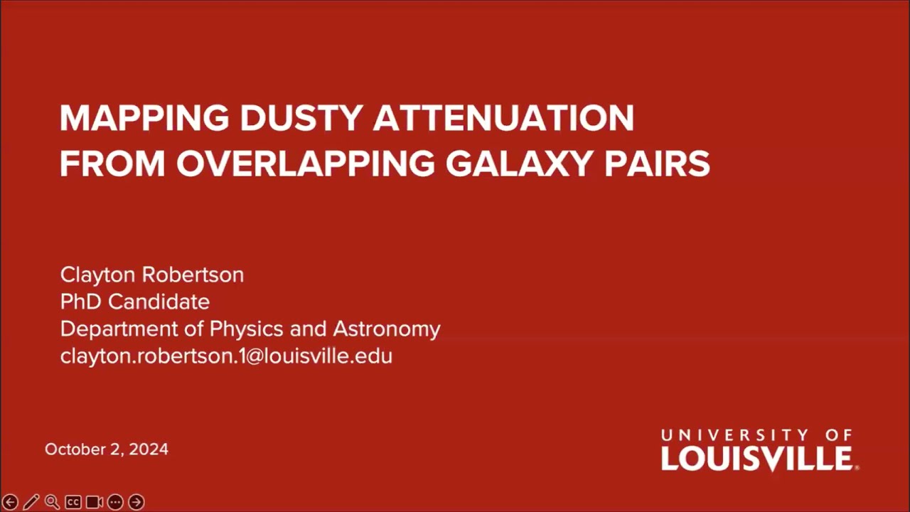 [Galaxies SIG] Mapping Dust Attenuation from Overlapping Galaxy Pairs - Clayton Robertson