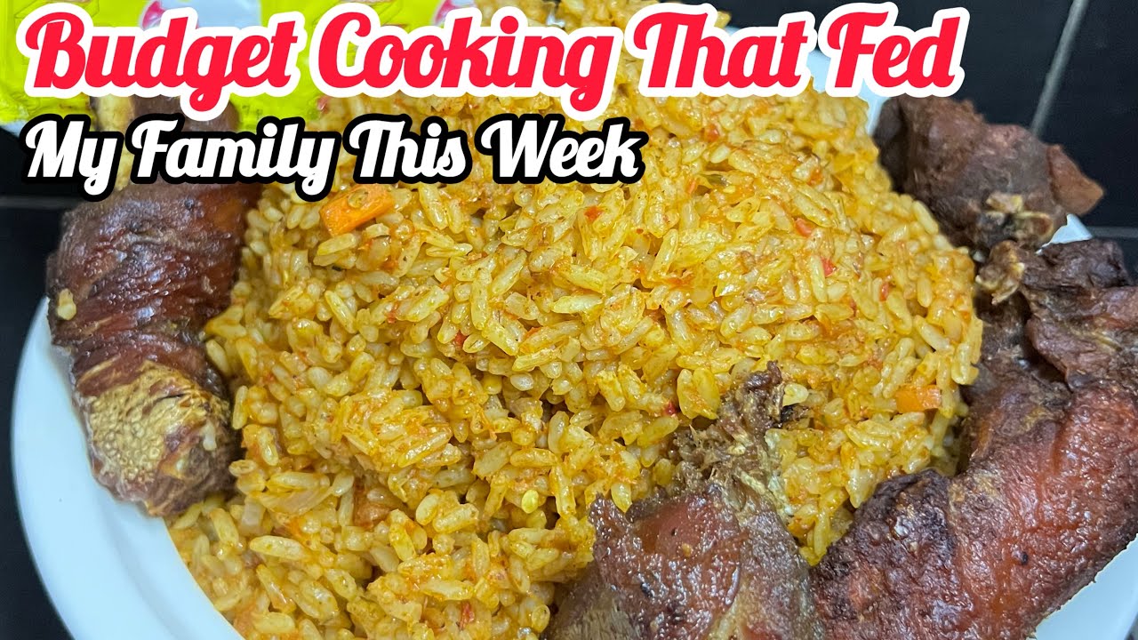 How I Feed My Family on a Budget | Simple Jollof Rice Recipe