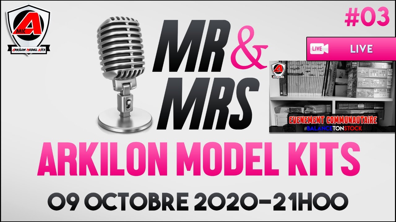 🎥EVENT LIVE🎥 Mr&Mrs Arkilon Model Kits #03 (Balance Ton Stock)