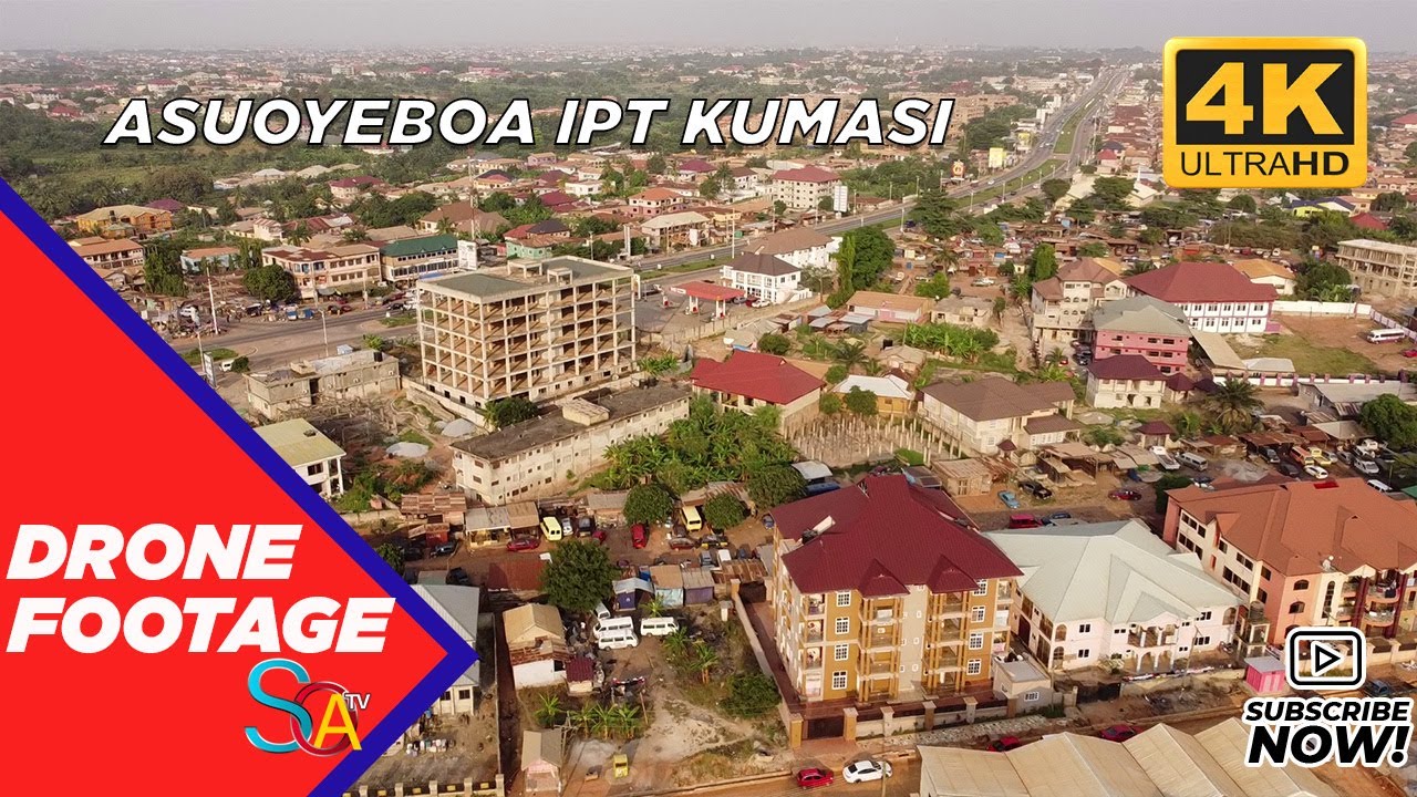 DRONE FOOTAGE - ASUOYEBOA IPT KUMASI (4K)