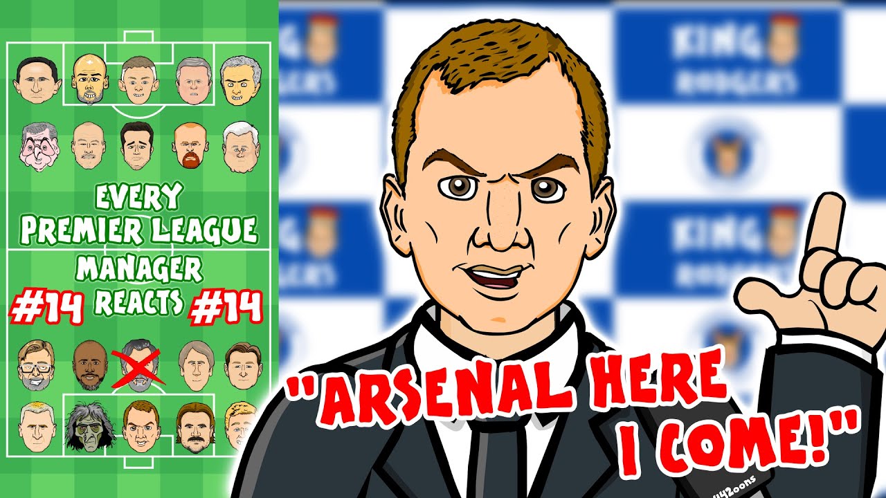 🤯Rodgers to Arsenal?!🤯 #14 Every Premier League Manager Reacts
