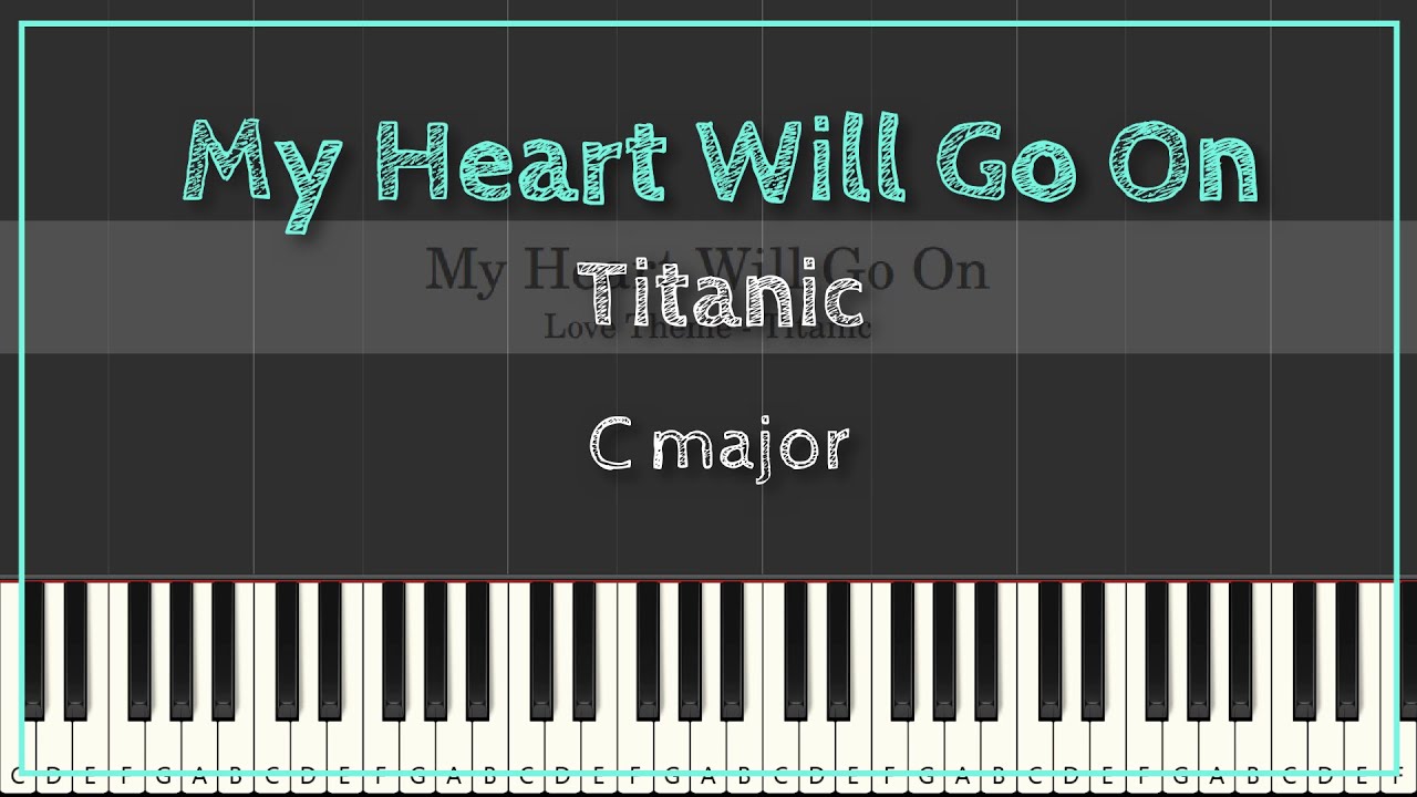 My Heart Will Go On | Titanic | Easy Piano C Major
