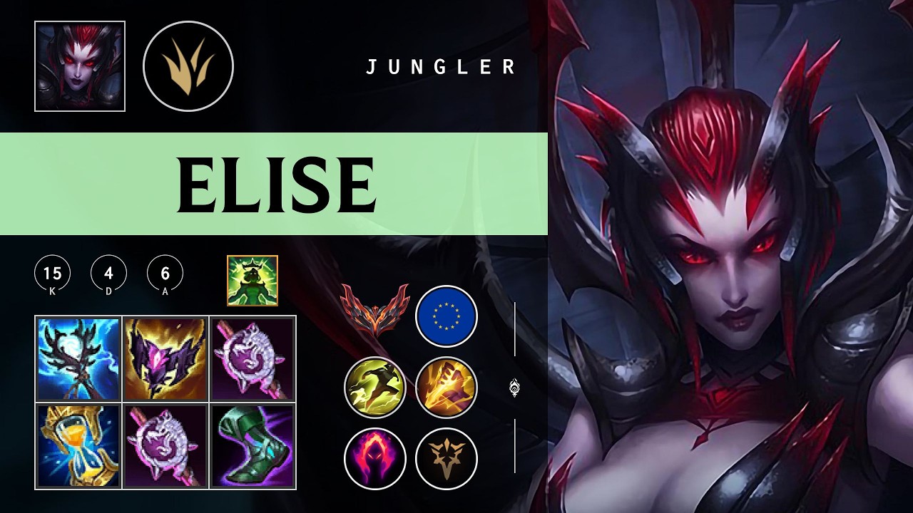 Elise Jungle vs Kha'Zix - EUW Grandmaster Patch 26.05