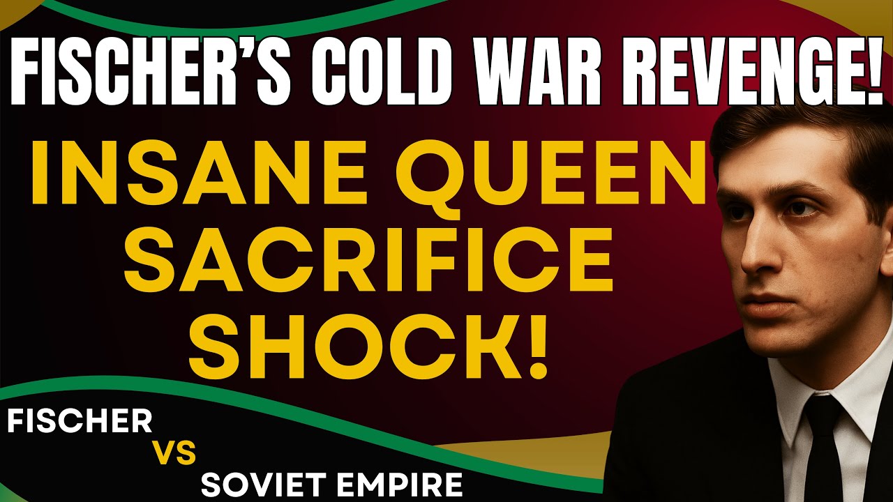 INSANE Queen Sacrifice! Fischer CRUSHES Geller in 22 Moves | Cold War Chess Classic (1961)
