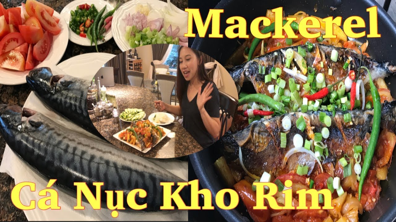 Cách Làm Cá Nục Kho Rim với Thơm Và Cà Chua - How To Make Mackerel Stew
