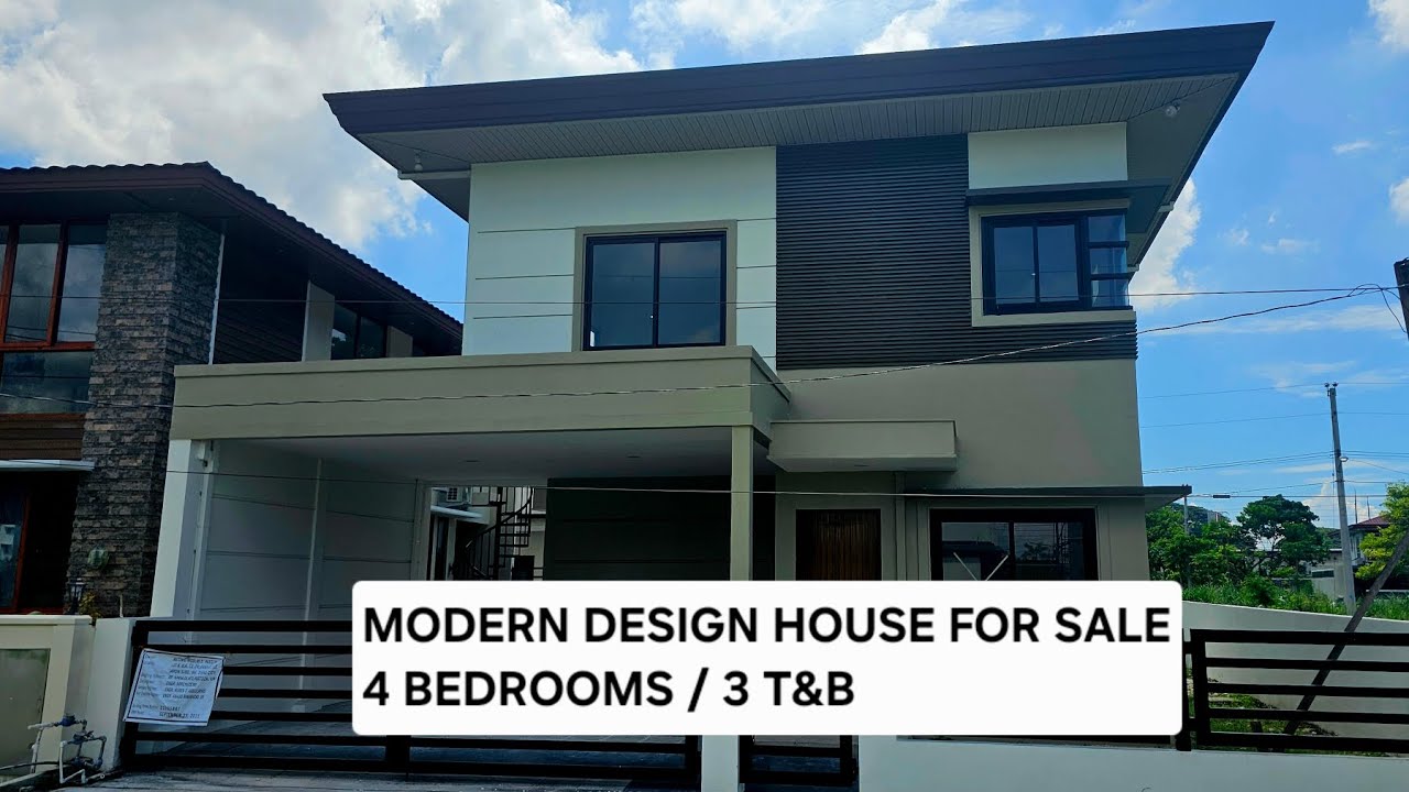 Modern Contemporary Design House & Lot For Sale in an Exclusive Subdivision in Maa, Davao City