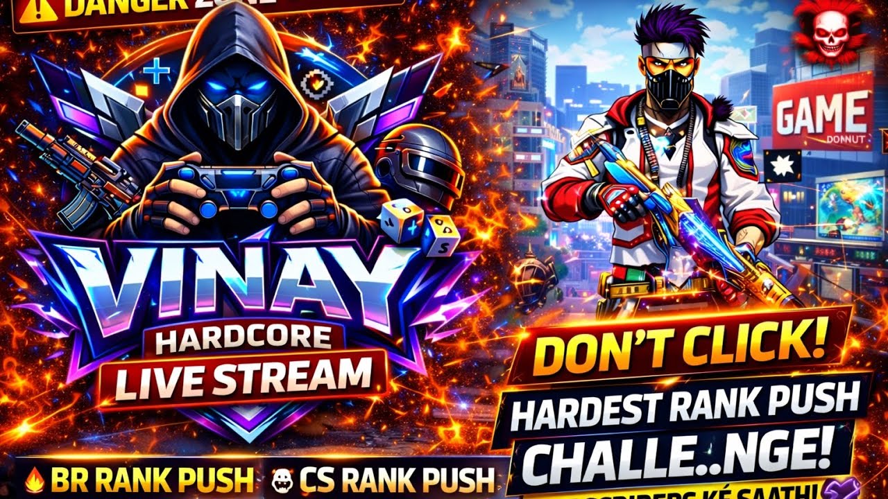 😱 Don’t Join This LIVE! BR Rank Push + CS Rank Push + Custom Room Challenge 🔥 #viralvideo #livevideo