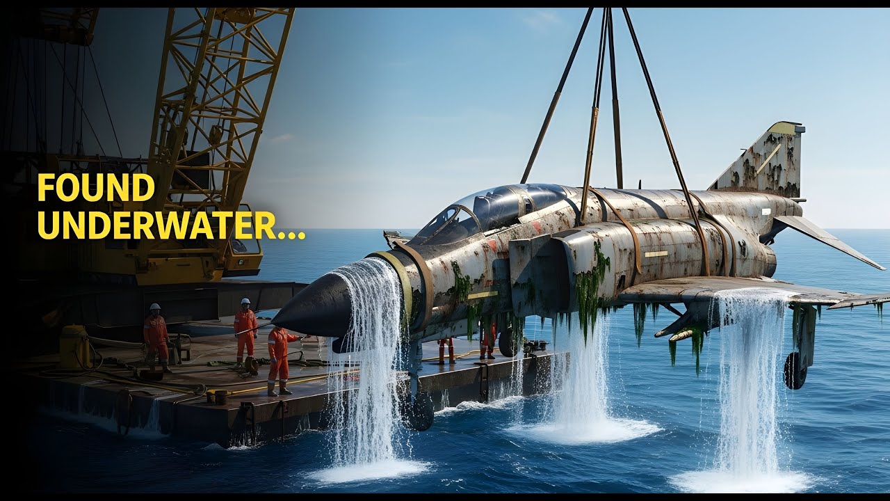 Abandoned McDonnell Douglas F-4 Phantom  Found Underwater | Full Restoration & Takeoff (AI)