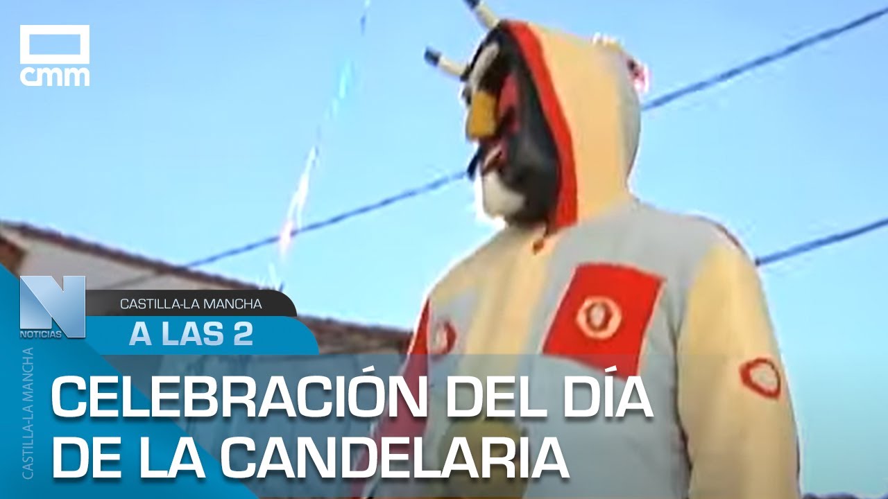 Arbancón en Guadalajara celebra el día de la Candelaria con las botargas