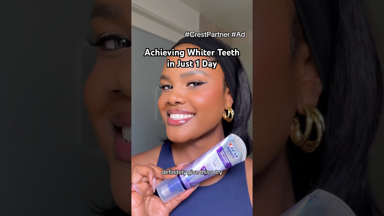 #CrestPartner #Ad #3DWhite Deep Stain Remover is taking my smile to the next level 😁✨