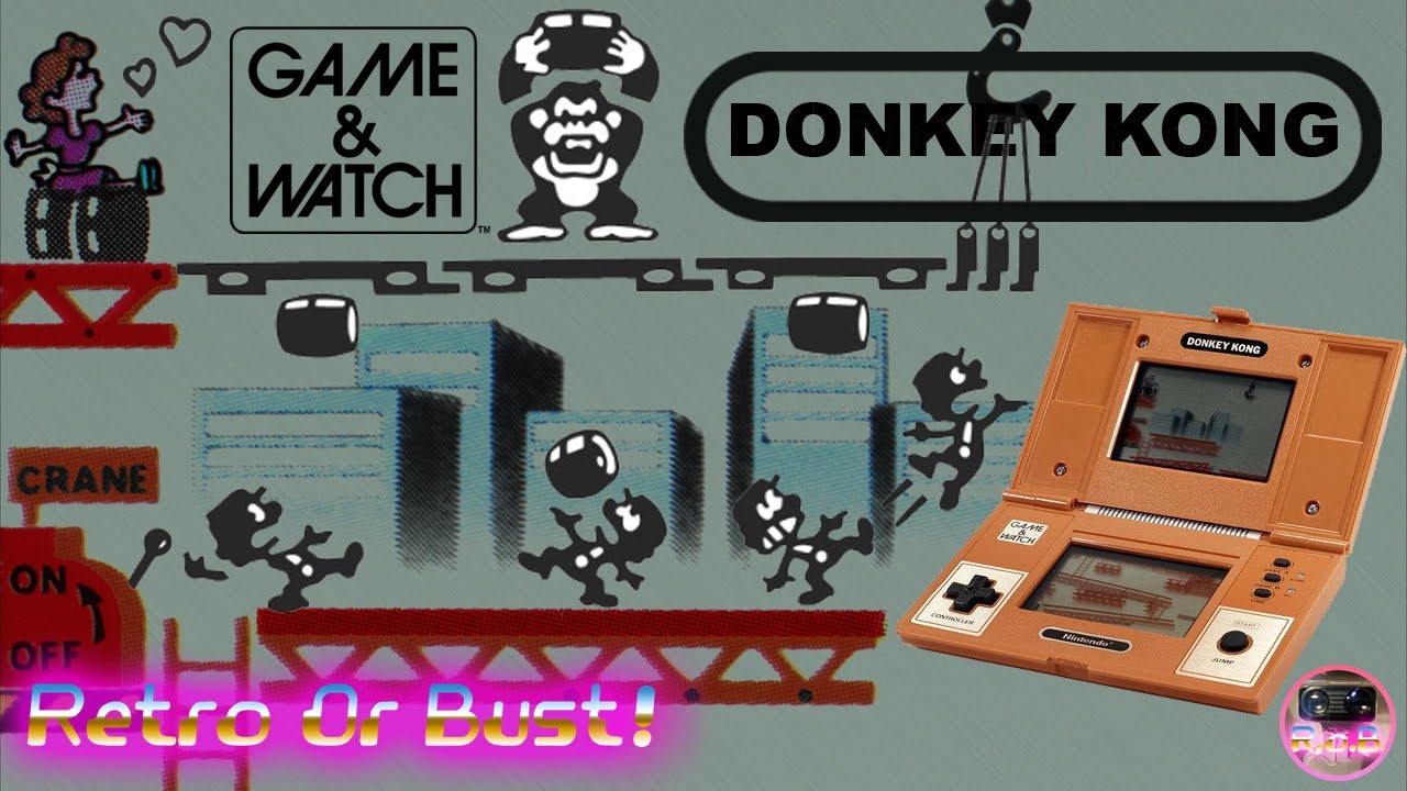 Vintage Donkey Kong Game & Watch Review | Retro Bytes