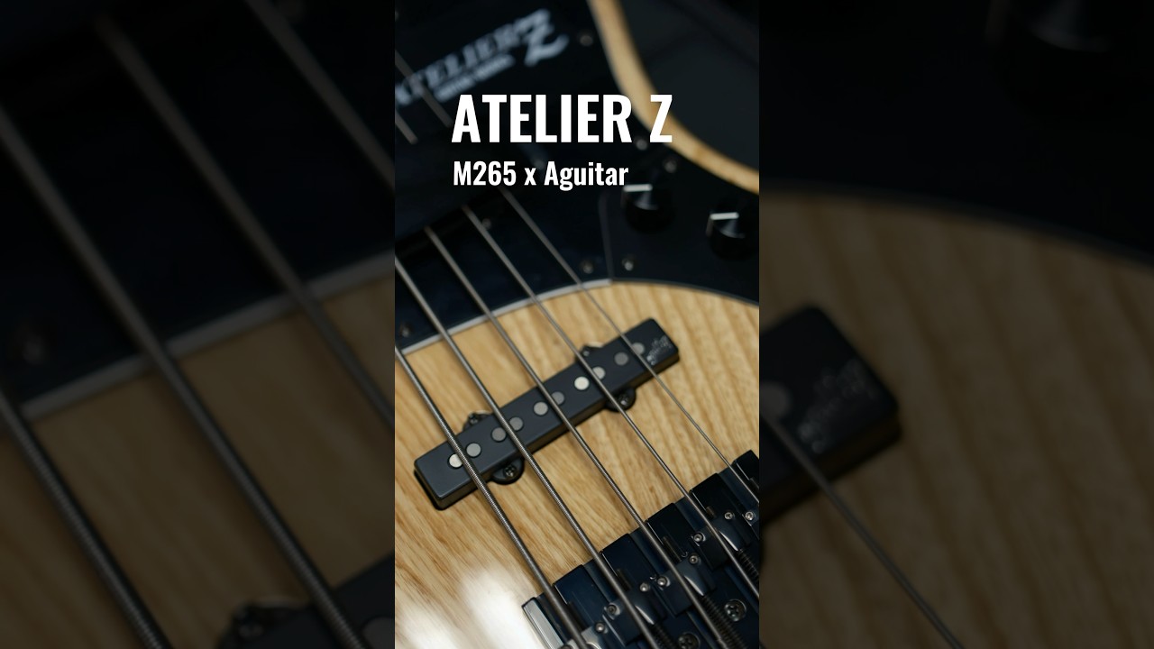 Atelier Z M265 Custom x Aguilar. #atelierzbass #bassguitar  #bassplayer