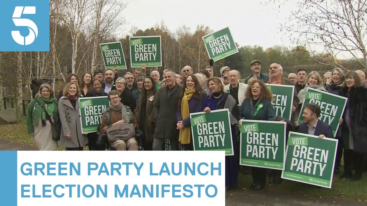 General Election 19: The Green Party manifesto promises &pound;100bn to tackle climate change | 5 News