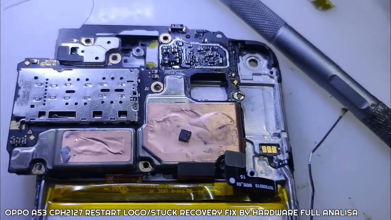 AWAS KEJEBAK.!! BANDEL DONE JUGA.!! KASUS OPPO A53 RESTART LOGO/STUCK RECOVERY FULL ANALISA CPH2127