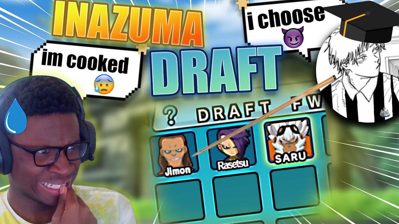 MY OPPONENT CHOOSES MY TEAM?!!! (Inazuma Eleven Strikers Draft) FT.@CrystalcX05