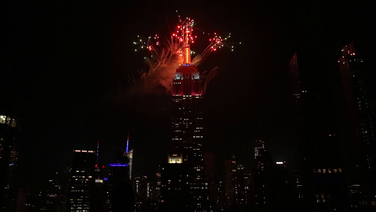 First Time Ever! Macy's Empire State Building Fireworks New York City Fourth of July 2020 America