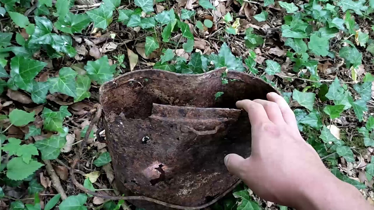 2h de fouille militaria avec quelques surprises sous 34°C :)