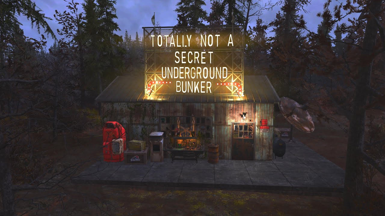 Enclave underground bunker - fo76 camp
