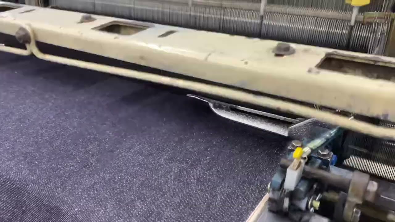 Vintage Shuttle loom at Kaihara factory