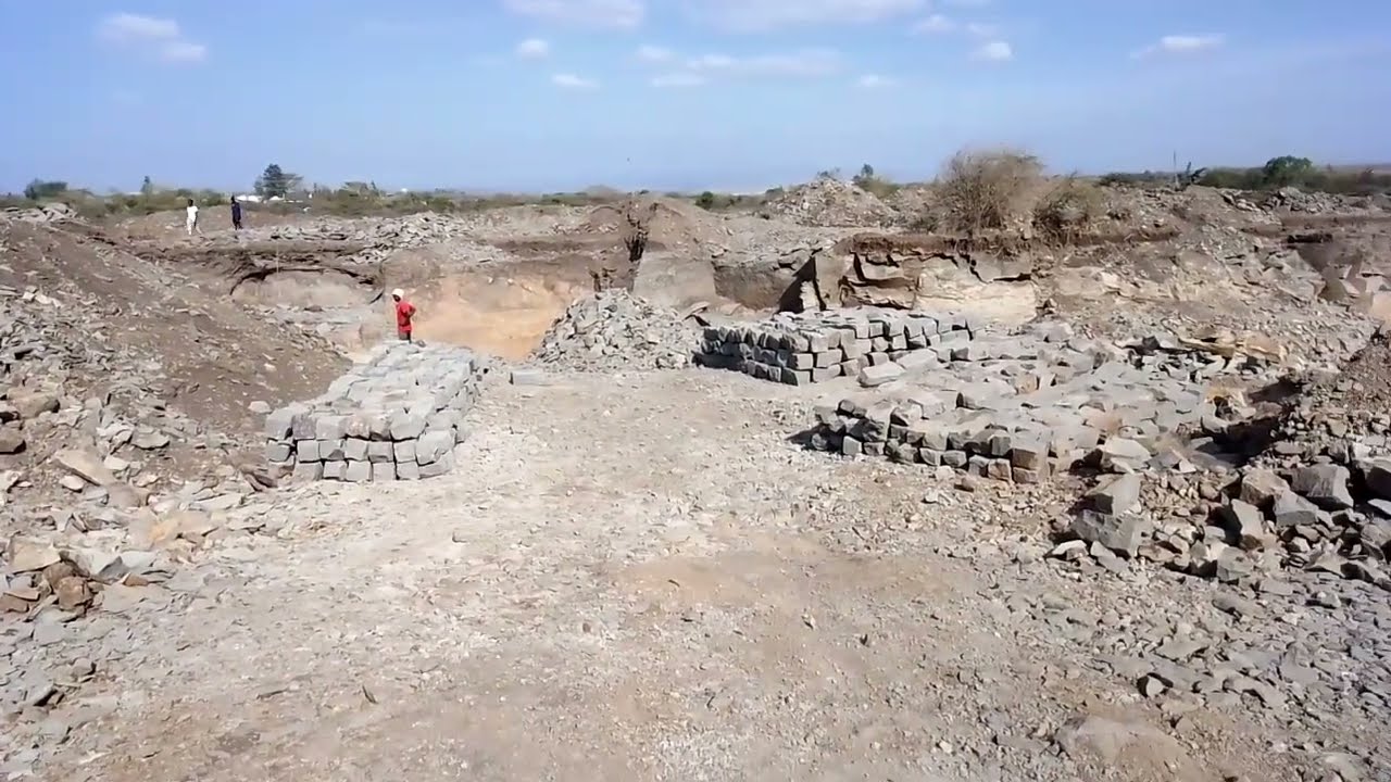 A Quarry for Building Stones in Ngurunga, Kajiado Kenya.