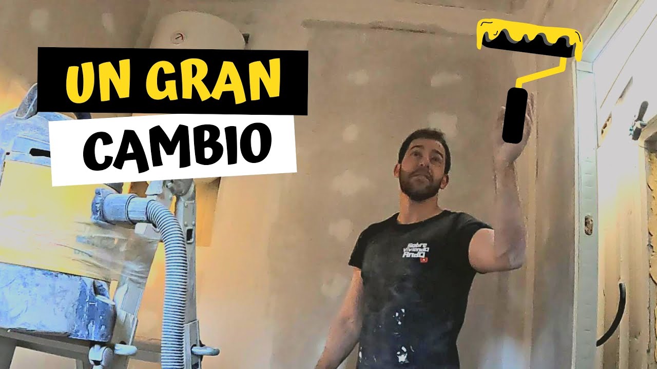 ENMASILLAR Exterior e Interior 👾 Lijado y PINTADO🩸Ampliación de una CASA con CONTENEDOR 🏠