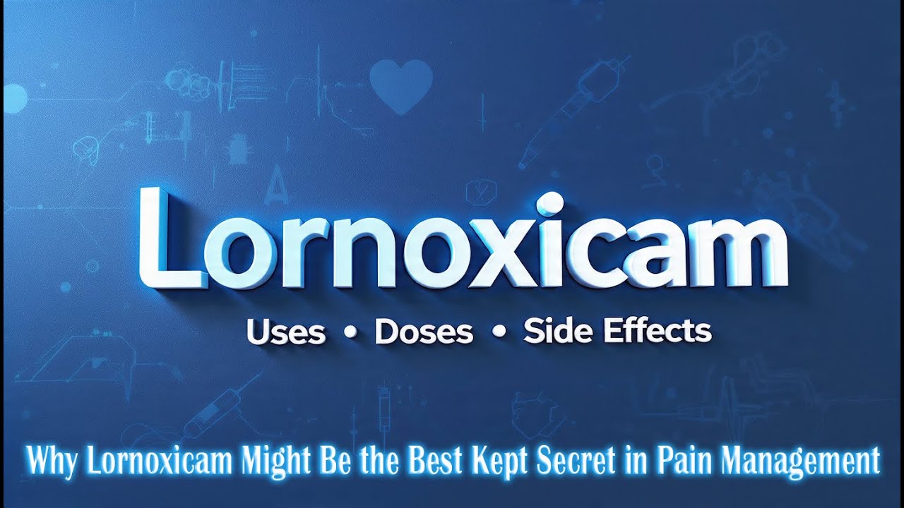 Why Lornoxicam Might Be the Best Kept Secret in Pain Management