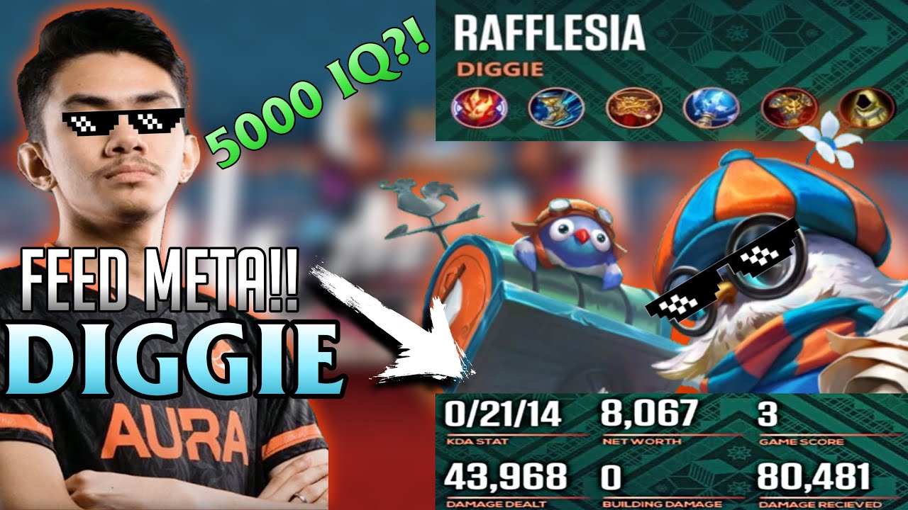 5000 IQ?! Rafflesia Diggie Feed Meta | Aura PH VS Execration 🔴 | MPL S6 Philippines ~ MLBB