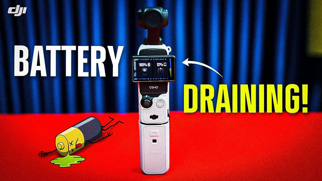 Проблема разрядки аккумулятора DJI Osmo Pocket | Простое решение для моделей 3, 2 и 1