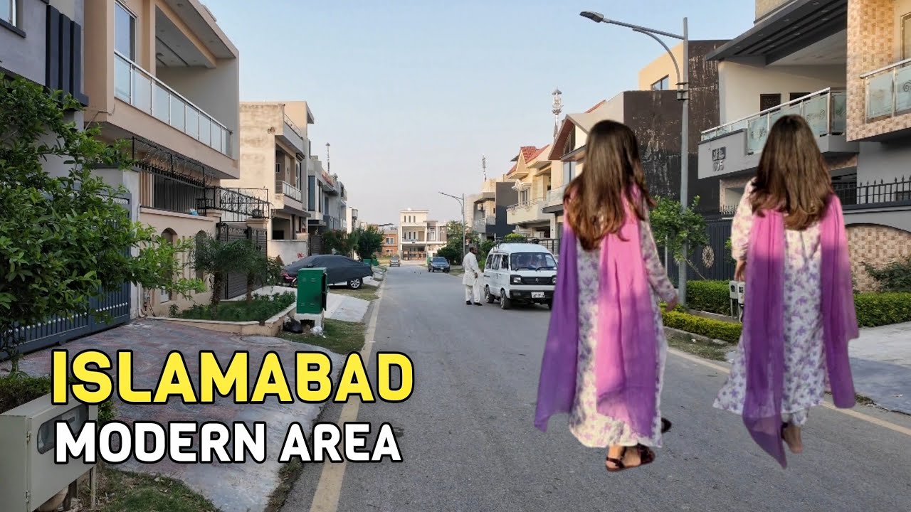 Faisal Town, Islamabad Walking Tour | Discover One of Islamabad’s Cleanest Areas in 4K HDR
