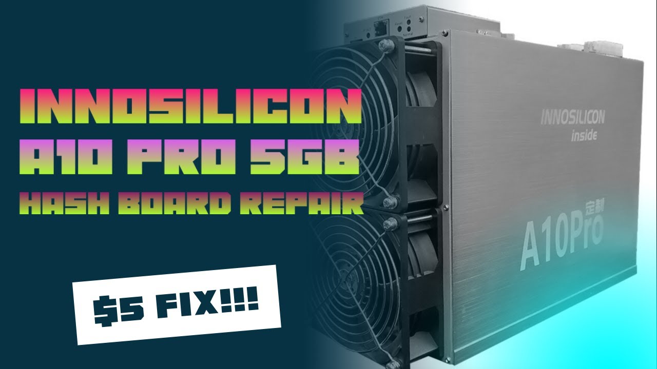 InnoSilicon A10 Pro 5GB Hash Board Repair