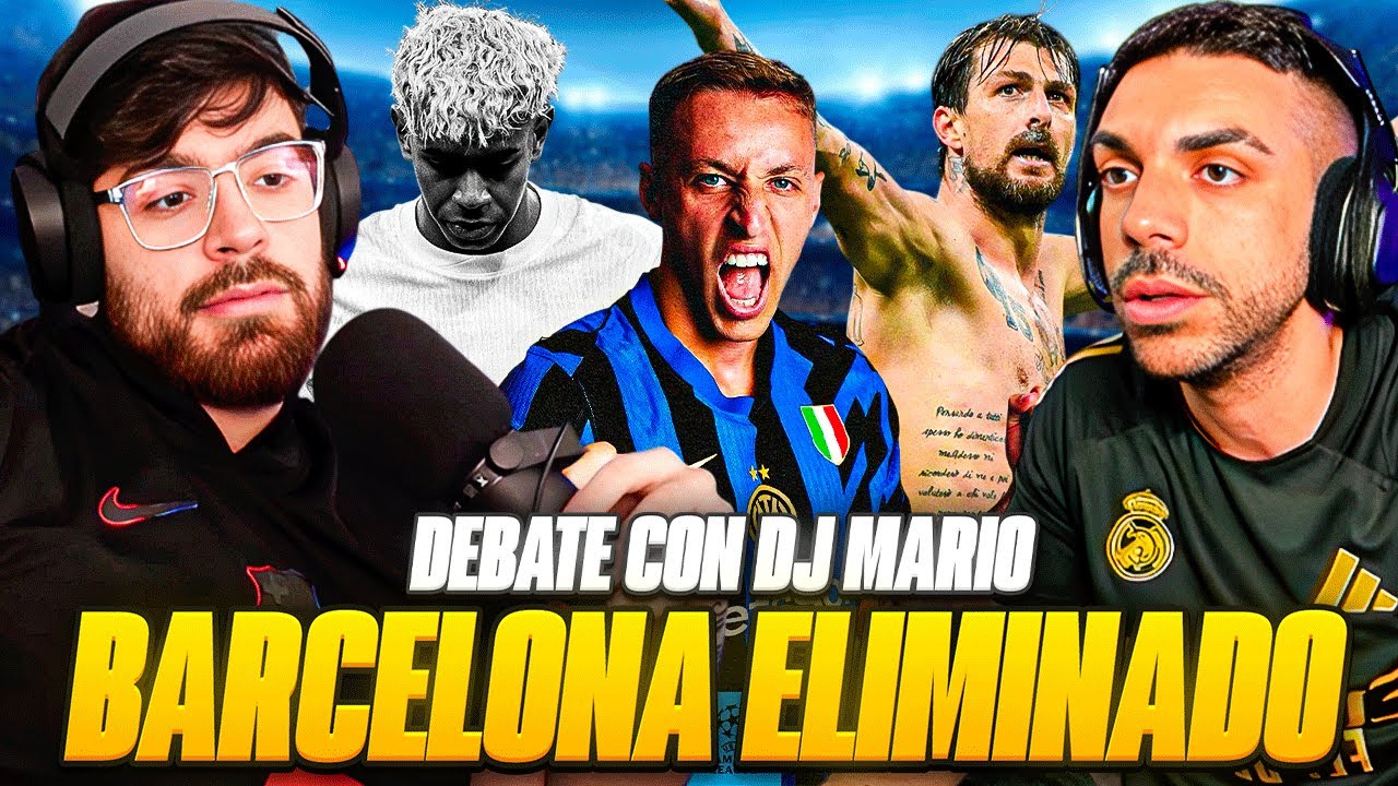 BARCELONA ELIMINADO DE LA CHAMPIONS LEAGUE. DEBATE CON MADRIDISTA FELIZ. SE ACABÓ EL TRIPLETE.