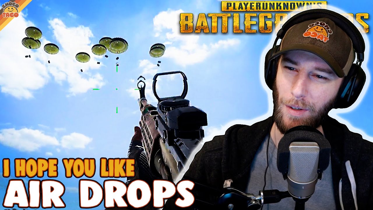 I Hope You Like Air Drops ft. HollywoodBob | chocoTaco PUBG Taego Duos Gameplay