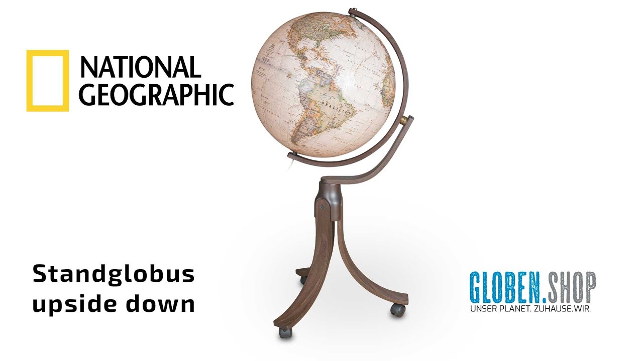 Standglobus National Geographic UPSIDE DOWN