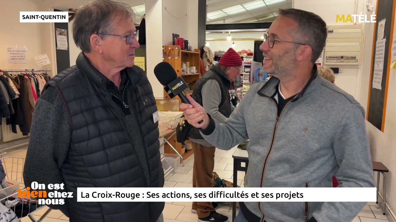 Visite de la Vestiboutique Saint quentinoise de la Croix Rouge