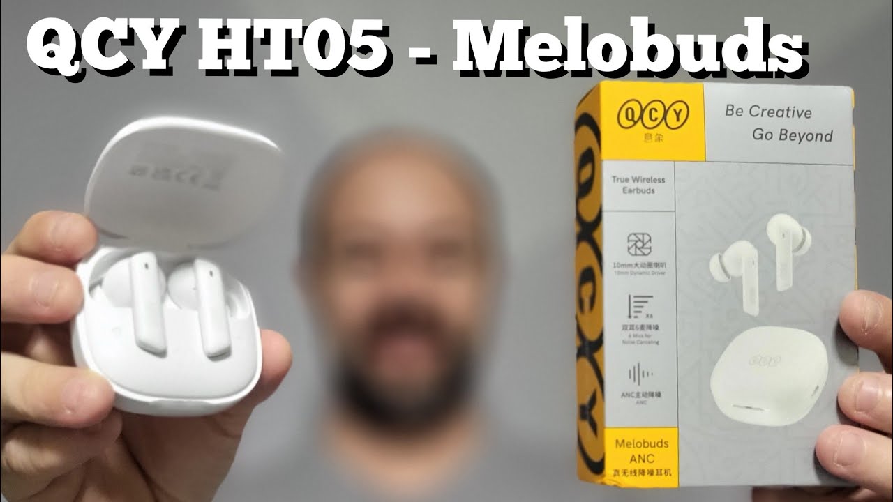 QCY HT05 Melobuds - Entre os melhores da marca!! Com ótima qualidade sonora e ANC!