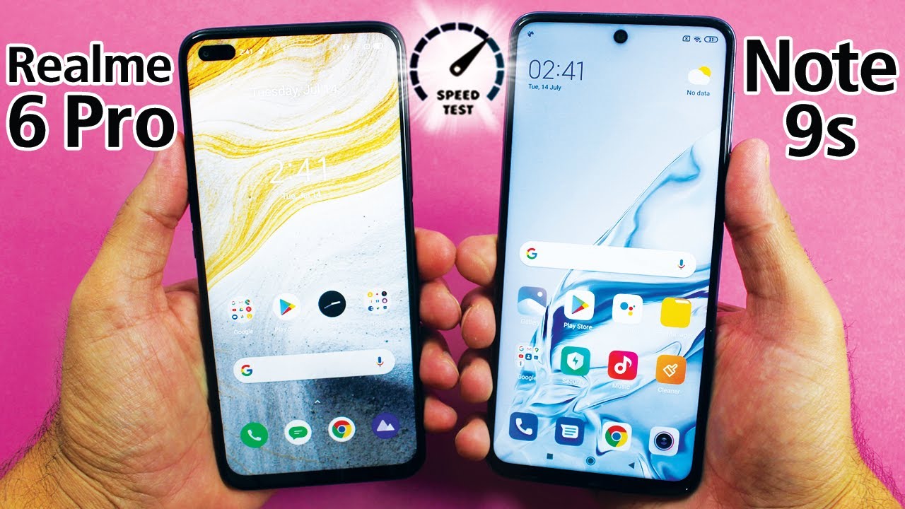 Realme 6 Pro vs Xiaomi Redmi Note 9s - Speed Test!😱