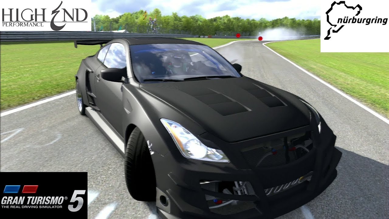 GT5 Défi dérapages 60 Infiniti G37 hautes performances Nürburgring 24H '13